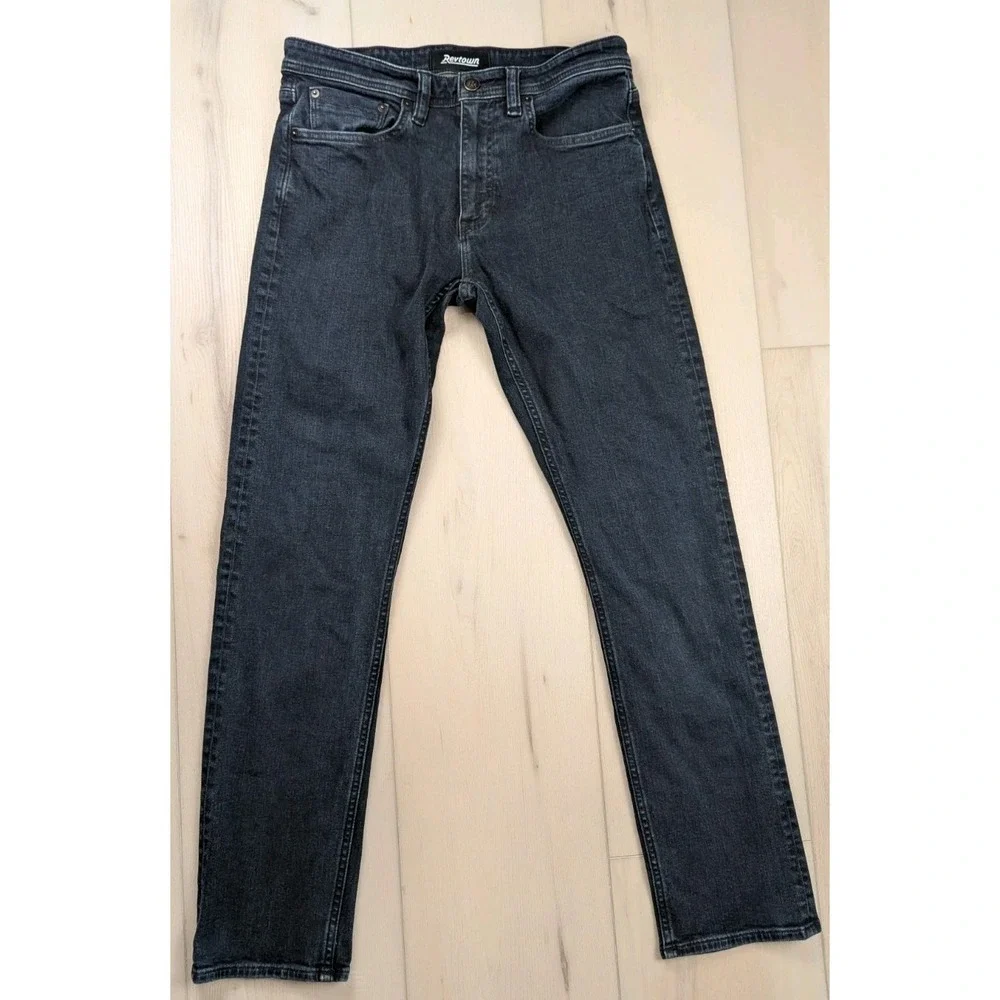 Revtown Decade Denim Mens 31x30 (Actual 31x29) Sharp Blue Jeans Denim Stretch